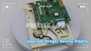 Sostituzione display a colori Drager Savina 8420606