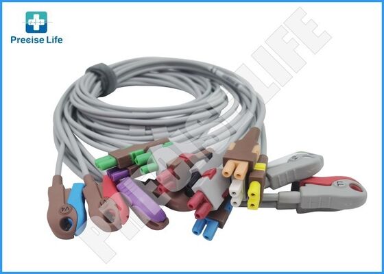 GE 2104749-001 Set di cavi ECG Base 10 Pinze AHA GE 2104749-001 Cavo ECG